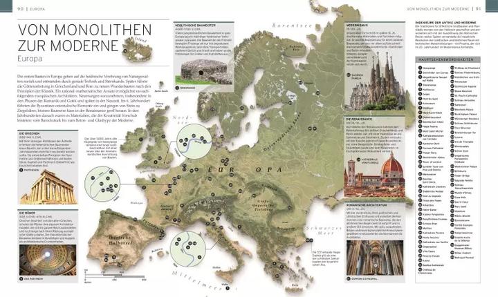 Actual product image Die schönsten Bauwerke der Menschheit (German, Owen Hopkins, Simon Adams, Alexandra Black, Andrew Humphreys, Marcus Weeks, Reg G. Grant, Iain Zaczek, 2020)