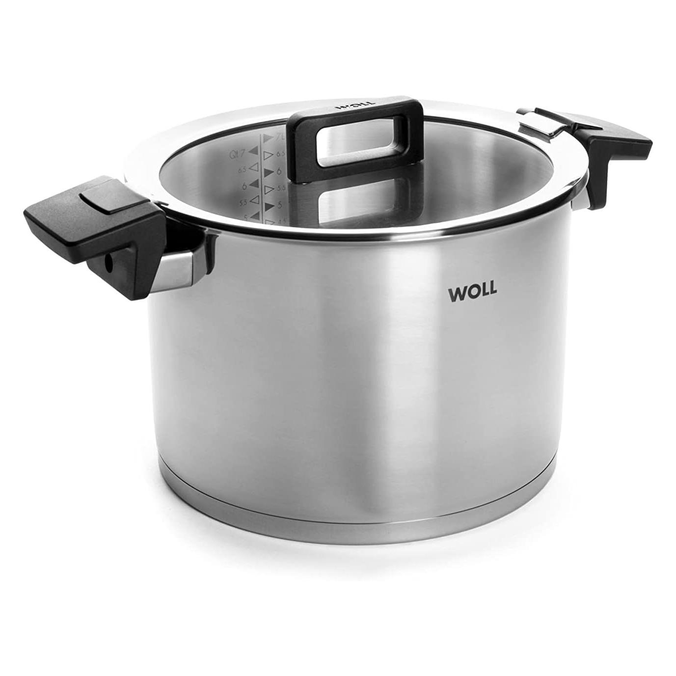 Woll 124-2NC Concept High Roestvrijstalen Steelpan, Pan + Steelpan