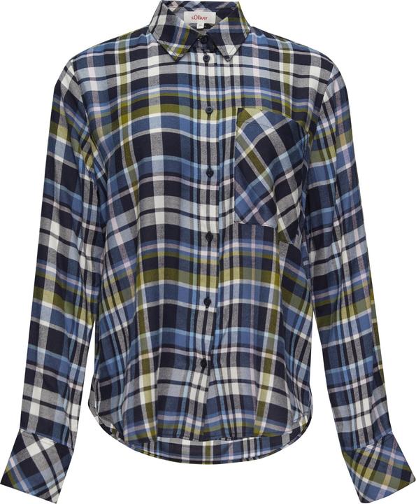 Immagine prodotto S.Oliver Bluse Karierte Hemdbluse aus Viskosemix (48)