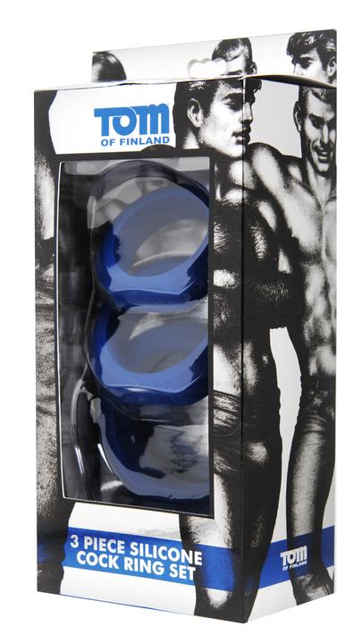 Actual product image Tom of Finland Penis ring set (3.80 cm)