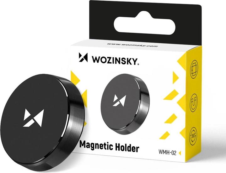 Actual product image Wozinsky Self-adhesive Magnetic Car Dashboard Mount Black (WMH-02)