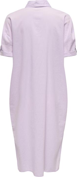 Produktbild JdY Locker geschnitten Hemdkragen Voluminöser Armschnitt Midikleid Kleid (M)