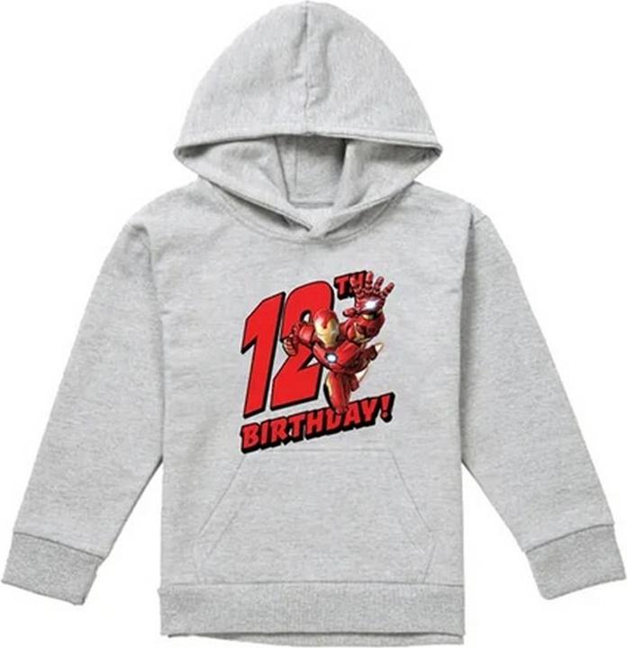 Produktbild Kapuzenpullover meliert 12er Geburstag (128)