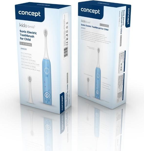 Produktbild Concept Sonic Children's Toothbrush 5-9 Years Blue Zk6020 (Schallzahnbürste)