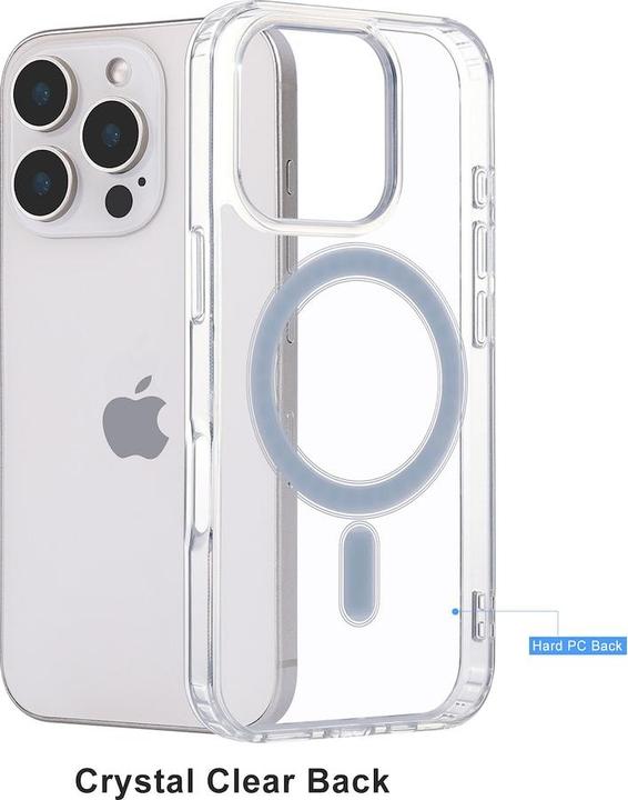Produktbild Iiglo iPhone 16 Pro Magnetic Clear Case (gennemsigtig) (Apple iPhone 16 Pro)