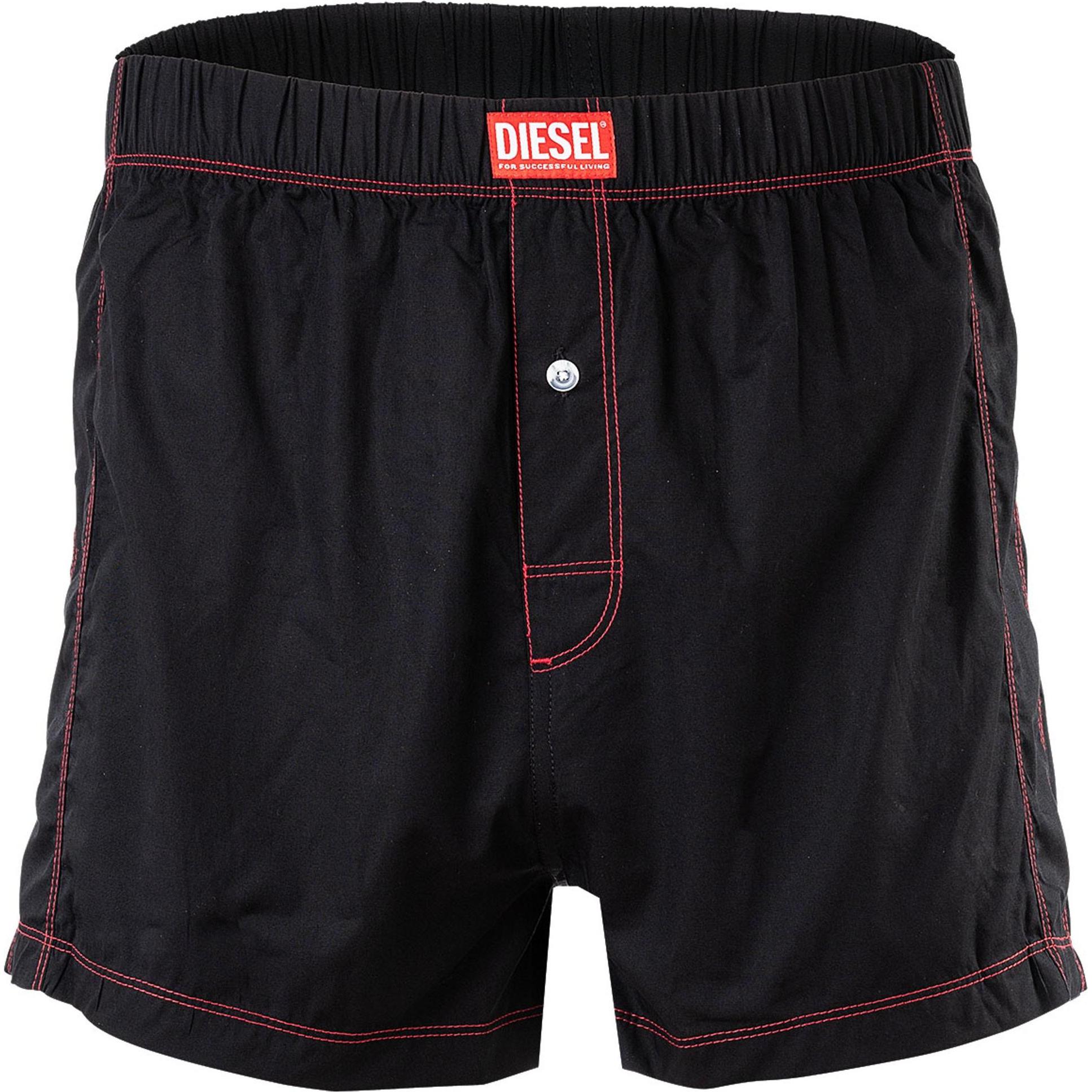Diesel, Herren, Unterhosen, Web-Boxershorts Casual Bequem sitzend UUBX-STARK BOXER-SHORTS, Schwarz, (XL, Einzelpack)