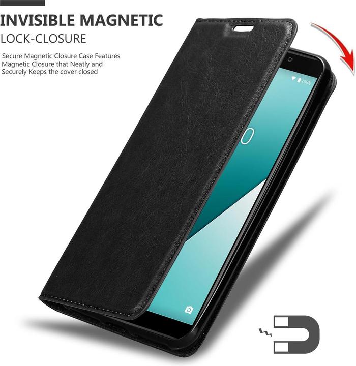 Actual product image Cadorabo Book Invisible Magnet Cover (Wiko Y61)