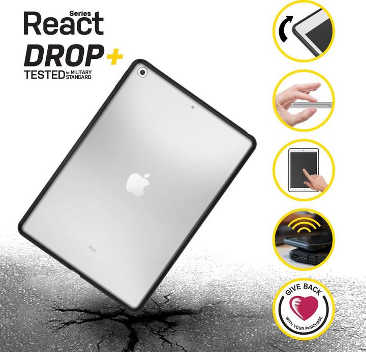 Actual product image OtterBox React (iPad 2021 (9th Gen), iPad 2019 (7th gene), iPad 2020 (8. Gen))