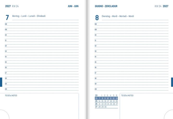 Image du produit Simplex Schüleragenda Joy Plus 26/27 500425.27 1W/2S 17M grün ML 14.8x21cm (1 semaine / 2 pages)