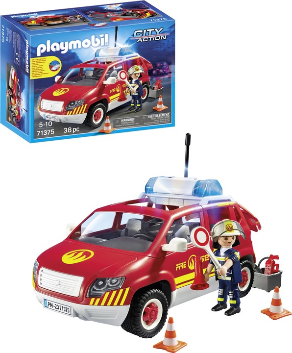 Actual product image Playmobil 71375 Fire engine with light and sound (71375, Playmobil City Action)