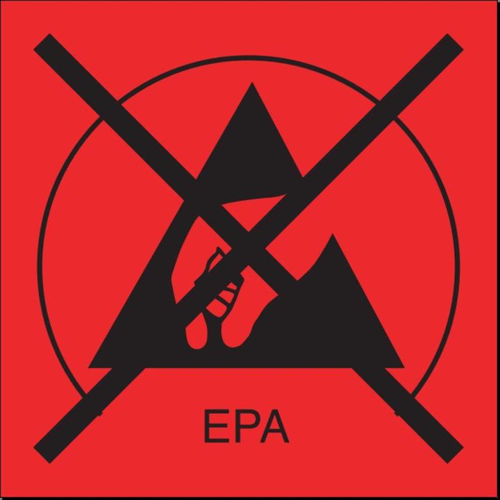 Actual product image Wolfgang Warmbier ESD symbol sticker, type EPA, ESD