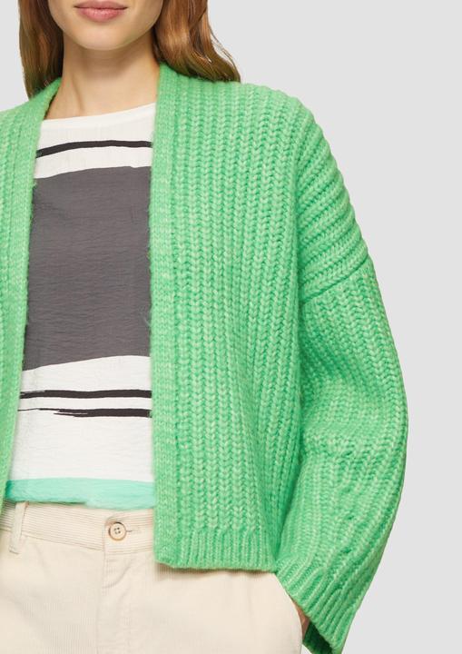 Produktbild S.Oliver Strickjacke Strickjacke mit weiten Ärmeln im Relaxed Fit (42)