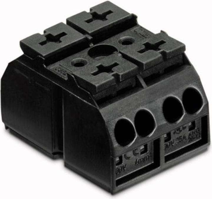 Produktbild Wago 4-conductor chassis-mount terminal strip