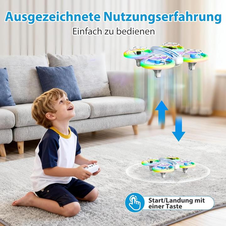 Produktbild Baldr AC09 Mini-Drohne für Kinder mit LED-Lichtern