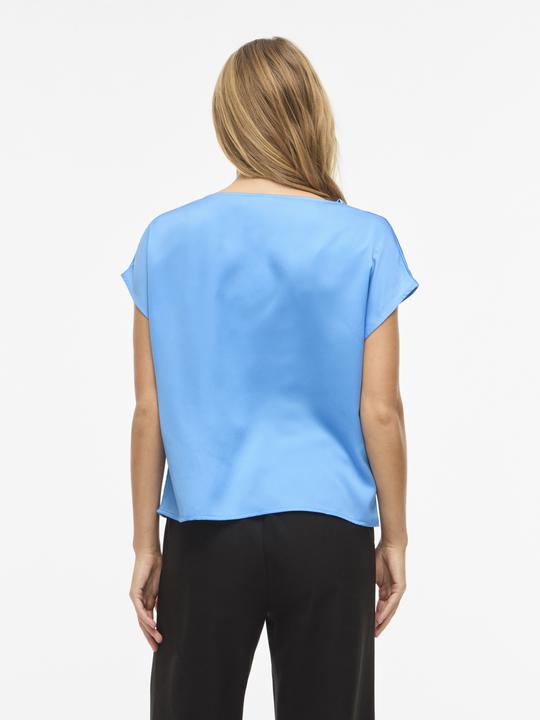 Immagine prodotto Vila VIELLETTE Wasserfall Oberteil mit kurzen Ärmeln (34)