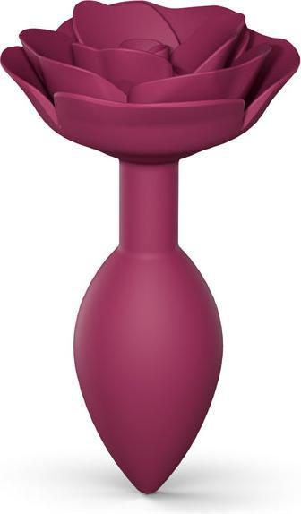 Actual product image Love to Love Anal plug open Rose Red
