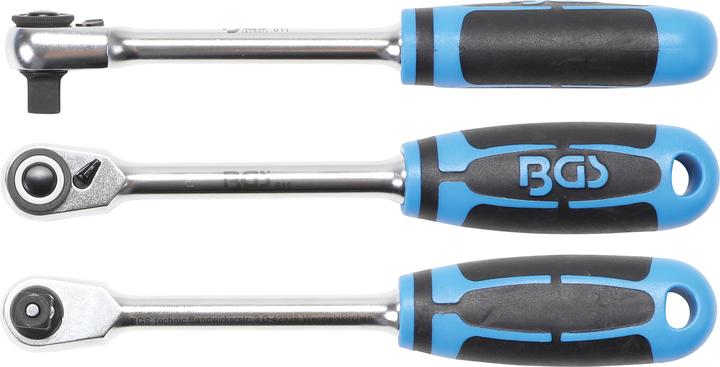 Actual product image BGS Reversible Ratchet Fine Tooth 10 mm (3/8") (3/8")