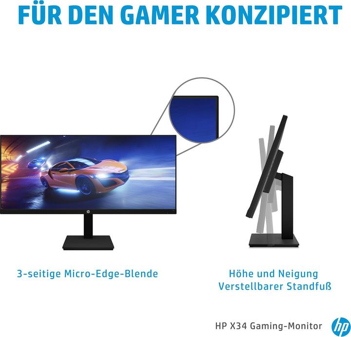 Immagine prodotto HP X34 (3440 x 1440 pixel, 34")