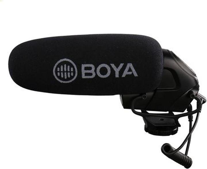 Actual product image Boya BY-BM3032 microphone Black Digital camcorder microphone