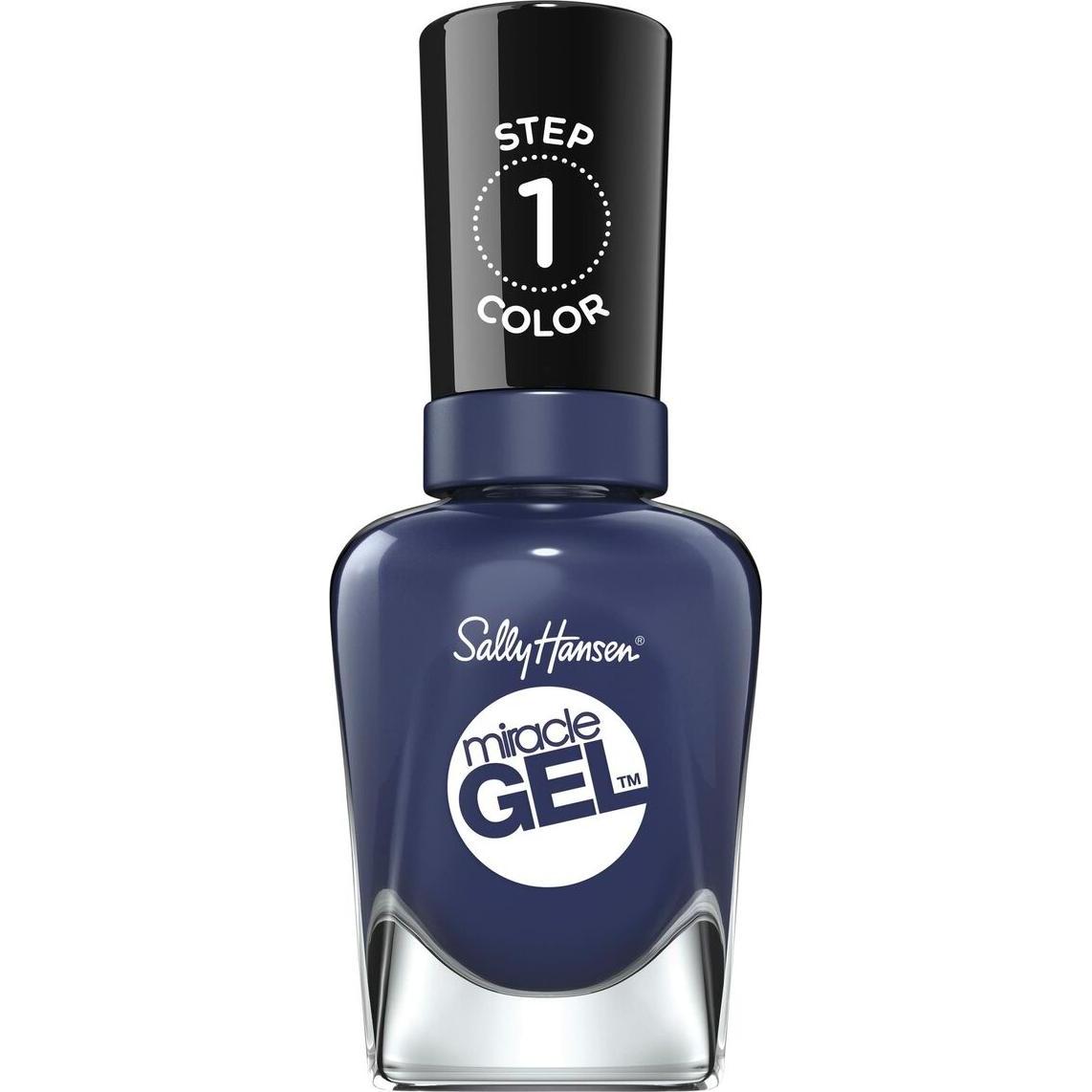 Sally Hansen, Nagellack, Miracle Gel Nagellack Nr.445 Midnight Mod 14.7ml (609-midnight mod, Gel-Effekt Nagellack)