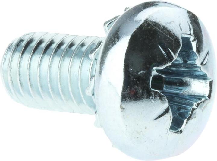 Produktbild RS PRO Schrauben mit Zahnscheibe M6x12mm