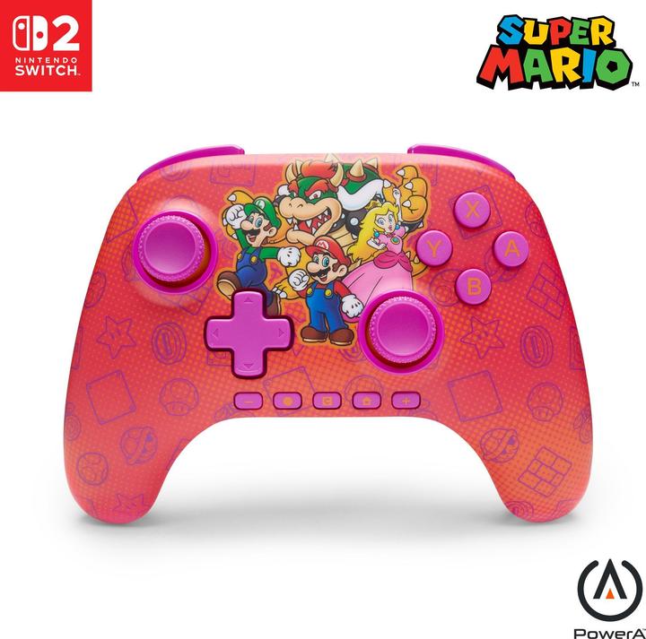 Actual product image PowerA Advantage Wireless Controller NSW2 -Mario & Friends (Switch 2)