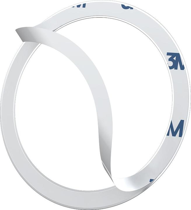 Actual product image Baseus Halo Series Magnetic Metal Ring2pcs/packSilver