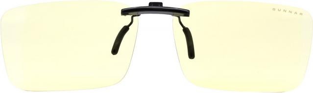 Actual product image Gunnar Gaming Glasses Clip on Onyx Amber