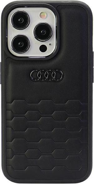 Audi GT Synthetic Leather iPhone 15 Pro 6.1 "czarny/black hardcase AU-TPUPCIP15P-GT/D2-BK (Apple iPhone 15 Pro)