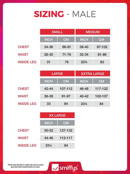 Nutritional values and ingredients Smiffys Baywatch: Lifeguard (M)