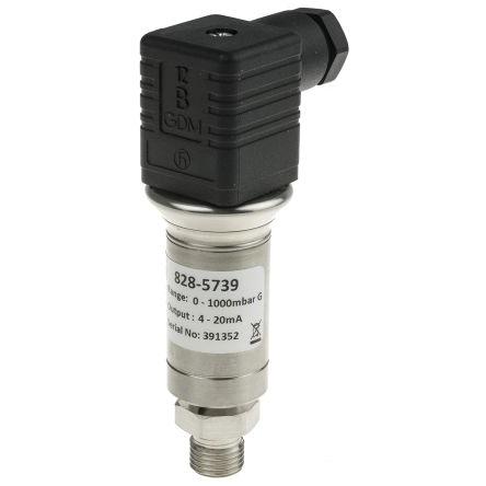 RS PRO Pressure trans 0- 1000mbar G 4-20mA (Custodia del dispositivo di misurazione), Misurazione