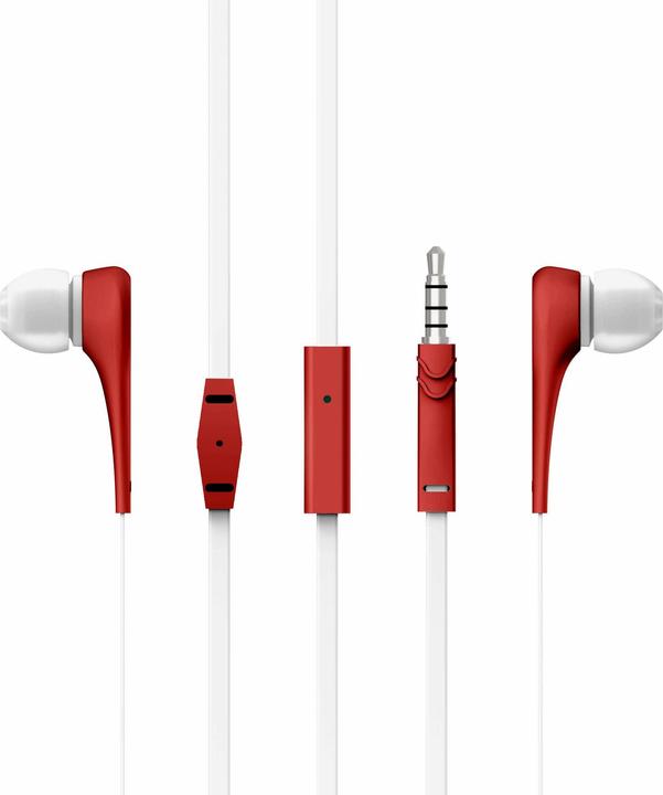 Actual product image Energy Sistem Style 1+ Headphones Wired In Ear Calls/Music Red (Cable)