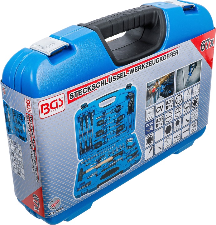 Actual product image BGS Socket Set / Tool Assortment 67 pcs. (67 pieces)