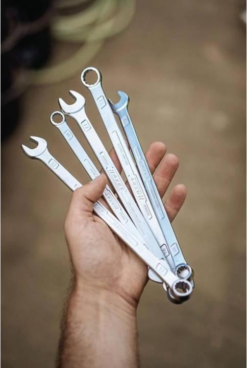 Actual product image HAZET Combination wrench ∙ extra long ∙ slim design 600LG-22 ∙ Outside 12-point traction profile ∙ … (22 mm)