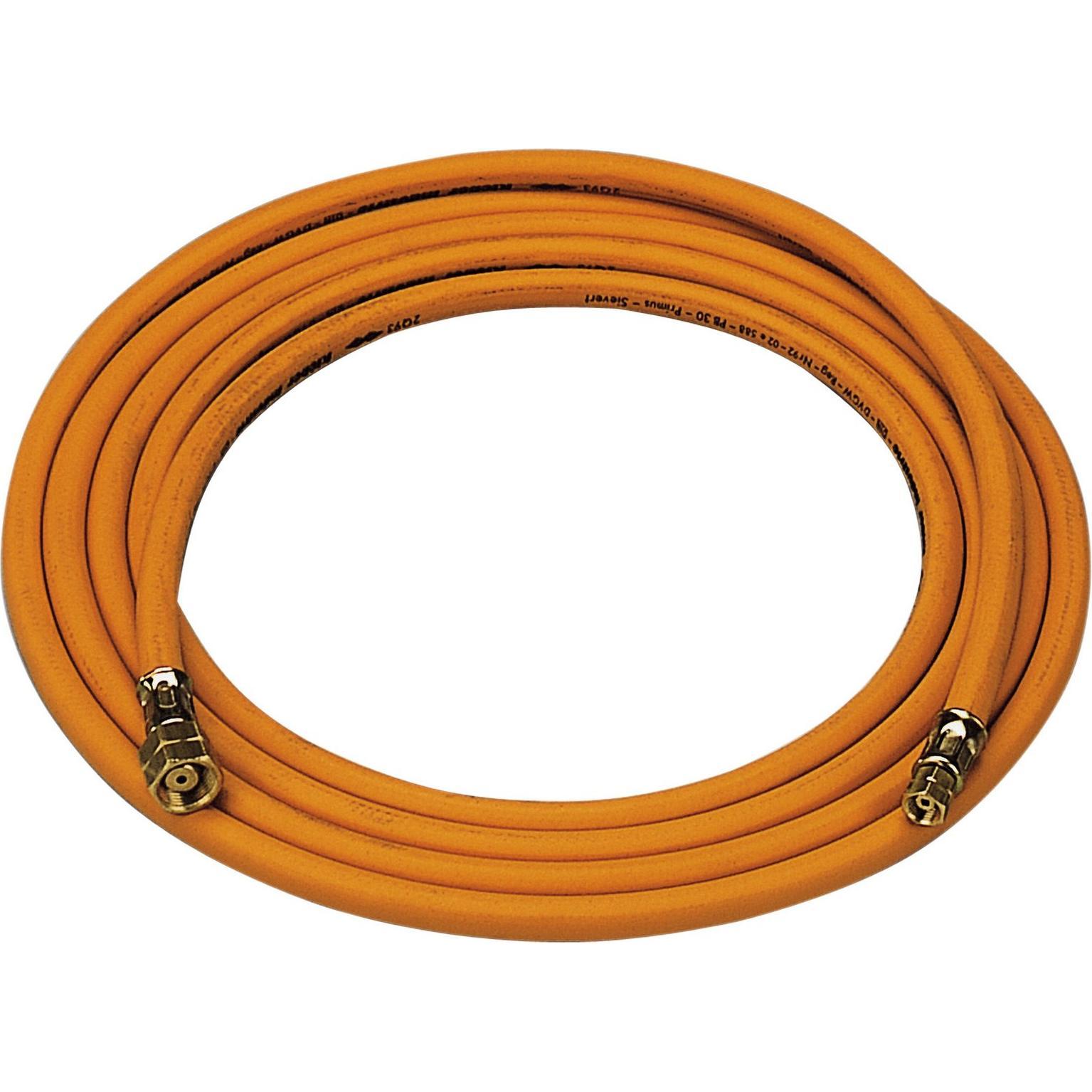 Sievert, Zubehör Druckluftwerkzeug, Propangasschlauch 4x4mm G3/8″ LH x G3/8″ LH Hochdruck Länge 5 m