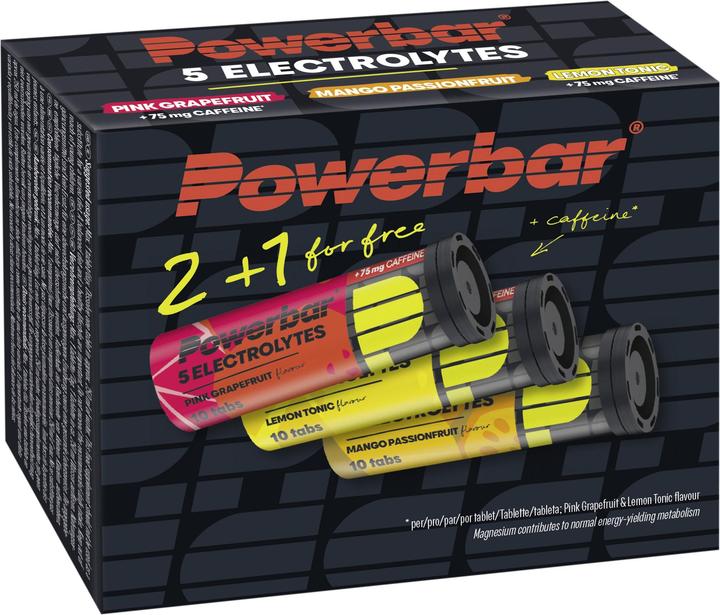 Powerbar 5 Onglets Electrolytes (Multiflavour, 3x)