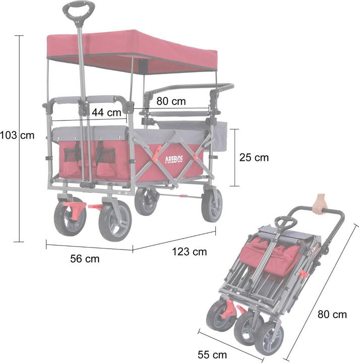 Image du produit Arebos Chariot à bras