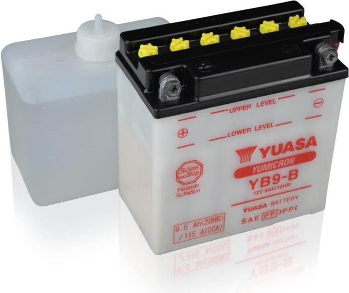 Actual product image Yuasa YB9-B (12 V, 9 Ah, 115 A)