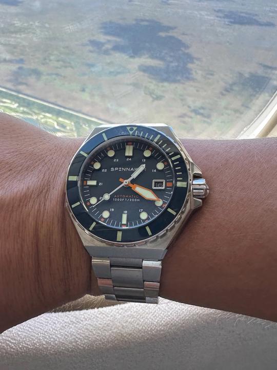 Immagine prodotto Spinnaker SP-5081-GG Orologio Dumas Automatico Uomo 44mm 30ATM (Orologio sub, 44 mm)