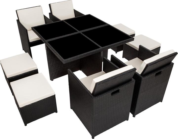Image du produit tectake Salon de jardin MANHATTAN (58 x 54 x 72 cm)