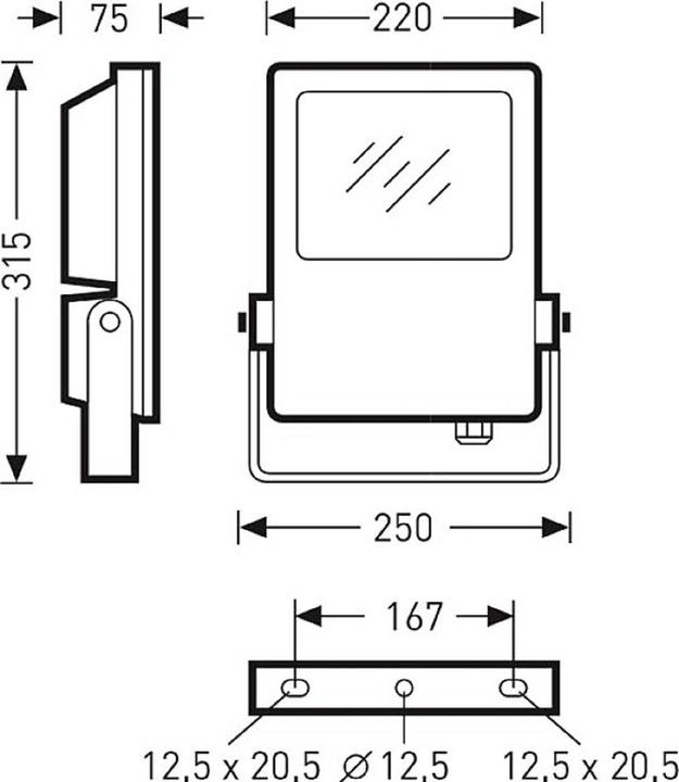 Actual product image Trilux Combial 30-RB8R/7500-740 1G1W ET (7500 lm, IP65)