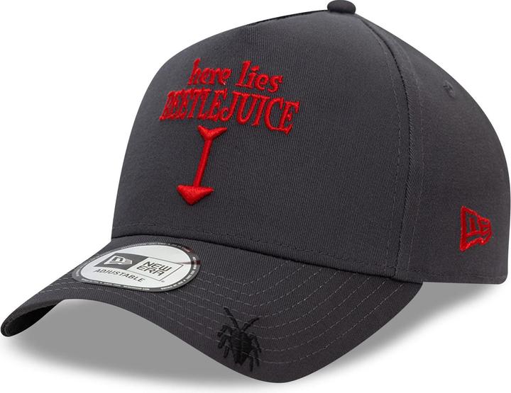 Actual product image New Era A-Frame Snapback Cap - HERE Beetlejuice charcoal (One size)