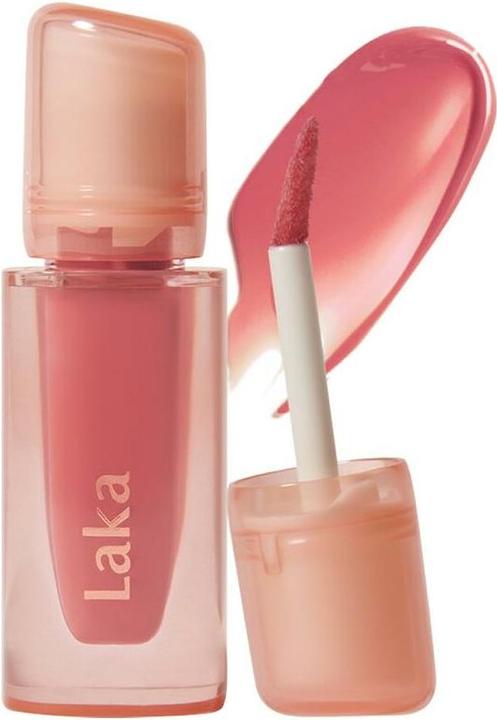 Actual product image Laka Jelling nude gloss 303 Peach ring (303 Peach ring)