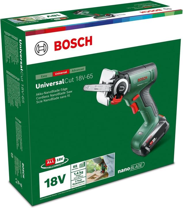 Actual product image Bosch Home & Garden UniversalCut 18V-65