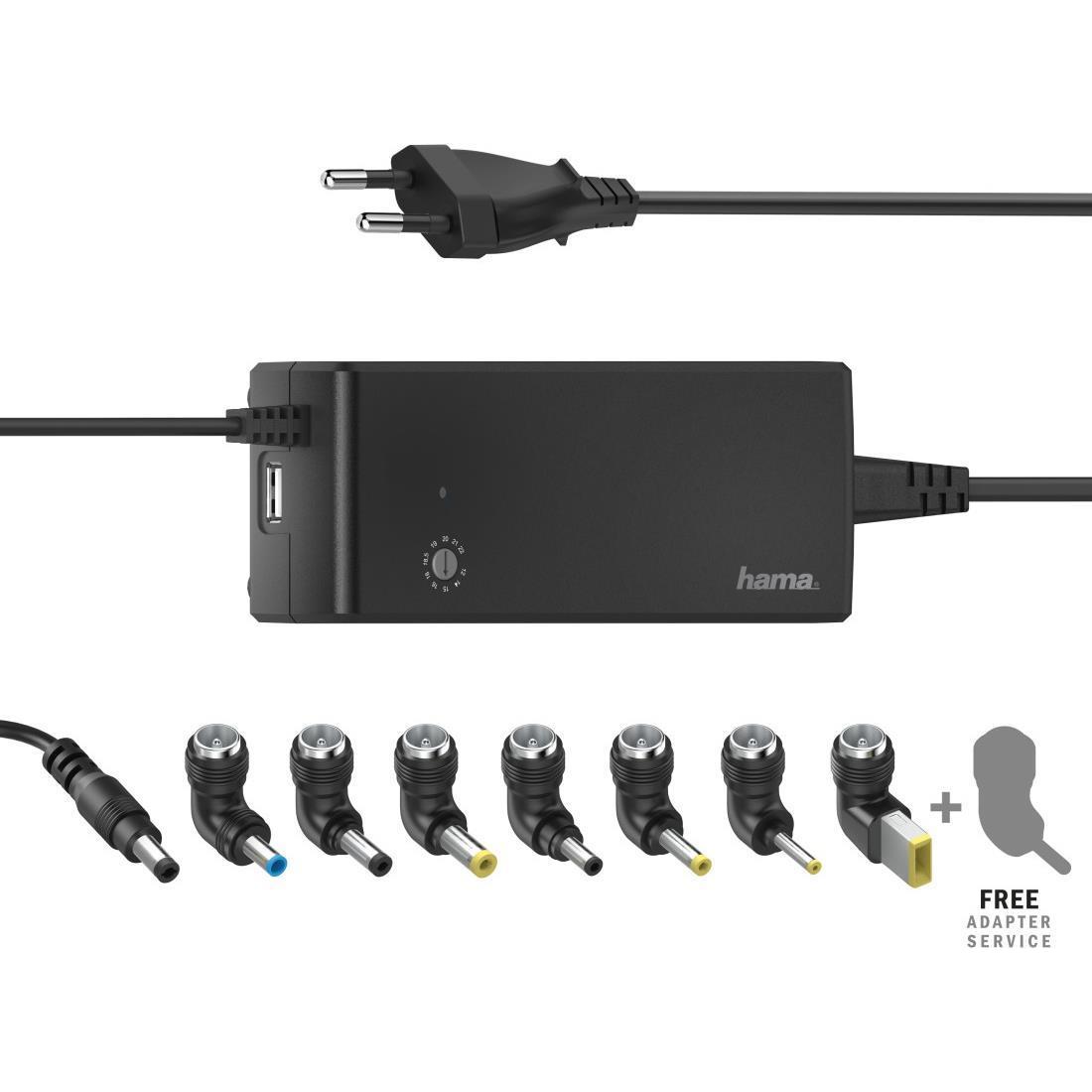 Hama Universal (90 W), Notebook Netzteil, Schwarz