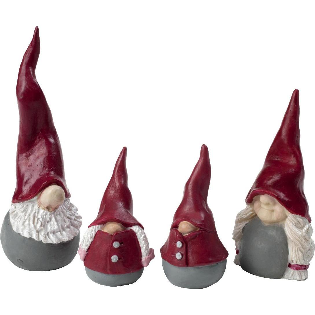 Nääsgränsgården, Weihnachtsdeko, Santa Zipfelmütze Familie