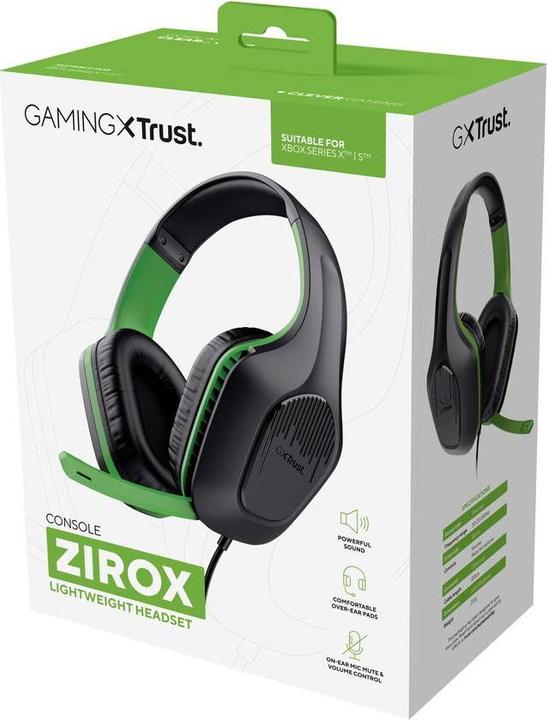 Produktbild Trust Gxt415x Zirox Headset Xbox (Kabelgebunden)