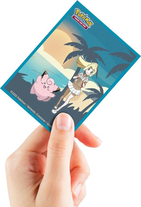 Actual product image Ultra Pro Pokémon - Lillie and Clefairy Deck Protector Sleeves (65)