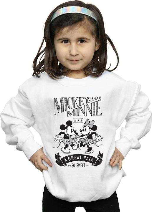 Produktbild Disney Mickey And Minnie Mouse Great Pair Sweatshirt Mädchen (152, 158)