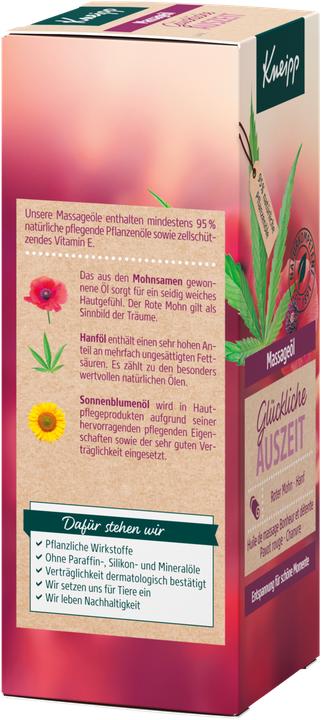 Produktbild Kneipp Massageöl Glückliche Auszeit (100 ml)